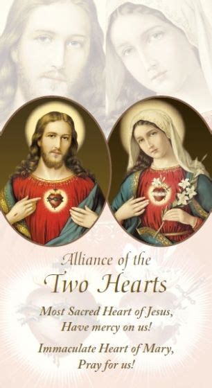 alliance of two hearts|consecration to the united hearts.